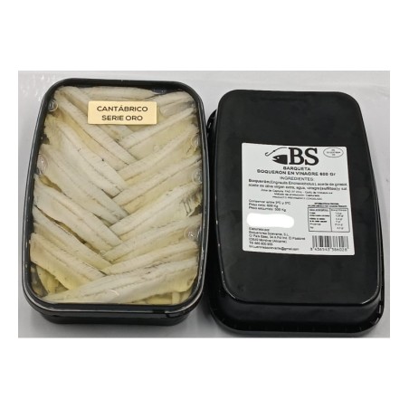 Bocartes Serie Oro Boquerones Solevante 600g.