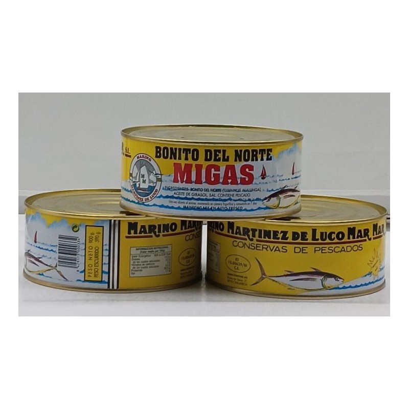 Migas Bonito del Norte en Aceite de Girasol RO-900 Marmar