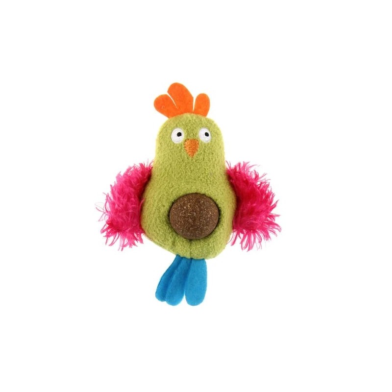 Peluche Pájaro con Bola de Catnip para Gatos
