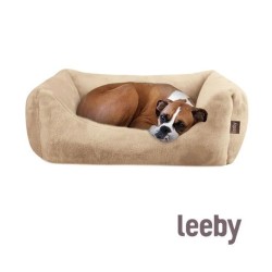Cuna Desenfundable Beige para perros
