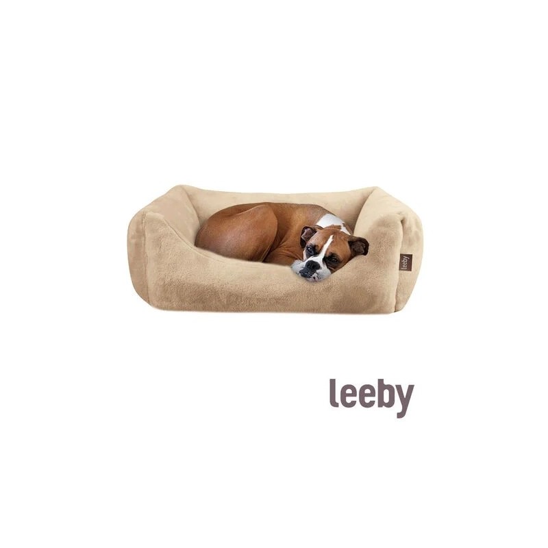 Cuna Desenfundable Beige para perros