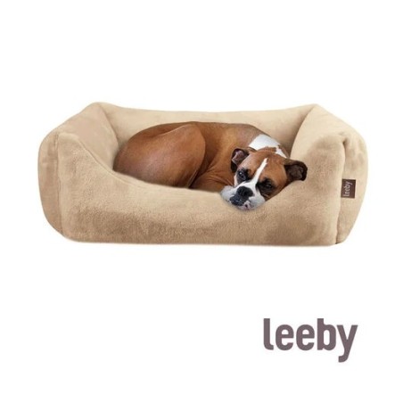 Cuna Desenfundable Beige para perros