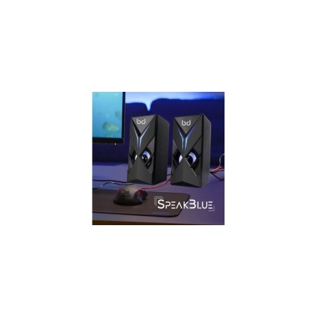 Altavoces Gaming LED Azul 3WX2